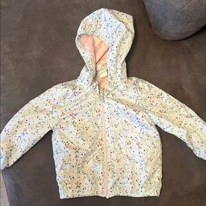 H&M Kids Floral Hooded Jacket 12-18M